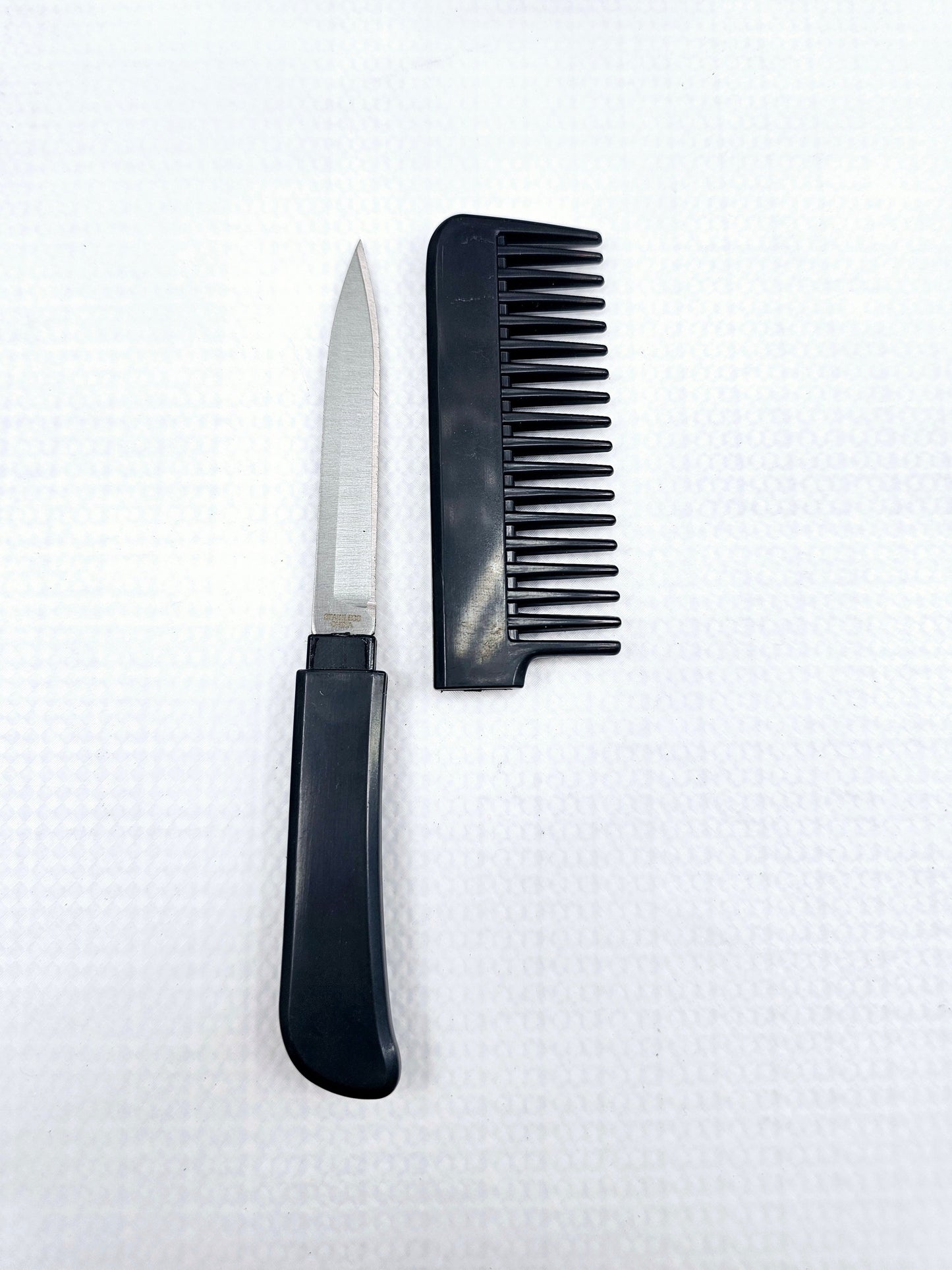 Black Mini I Hair Comb | Concealed Knife