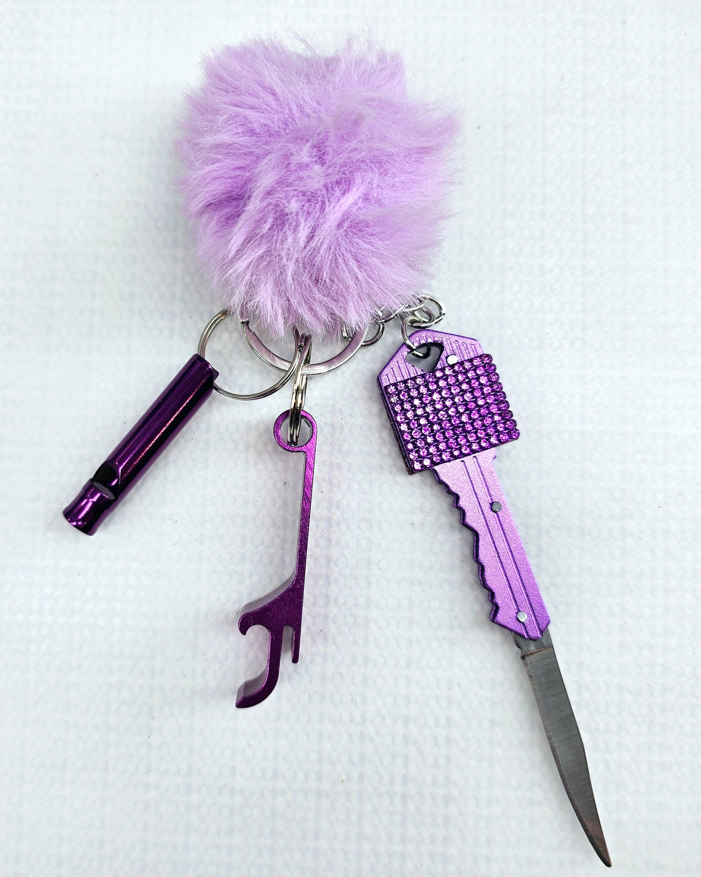 Mini-Pom Self-Defense Keychain Sets