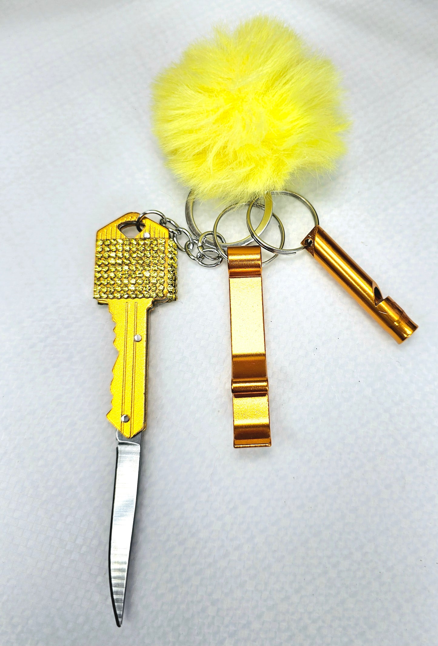 Mini-Pom Self-Defense Keychain Sets