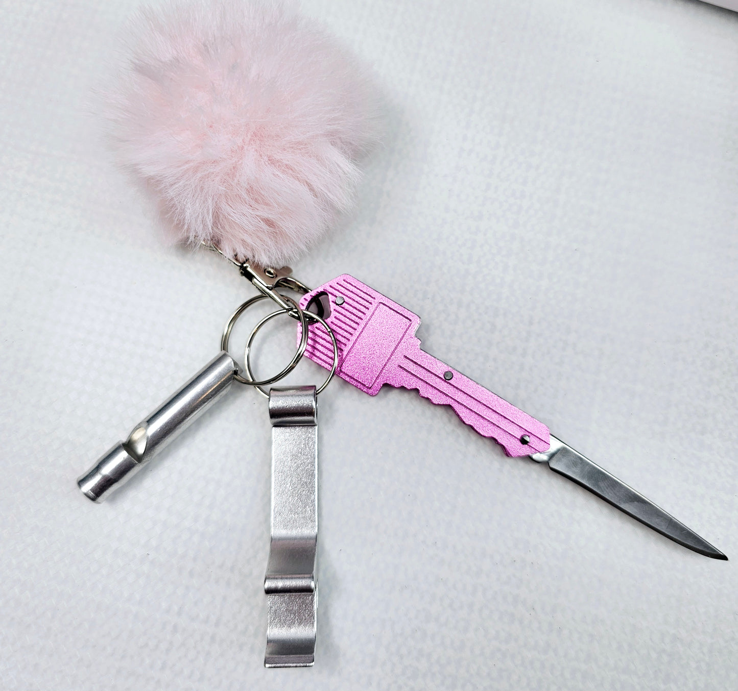 Mini-Pom Self-Defense Keychain Sets