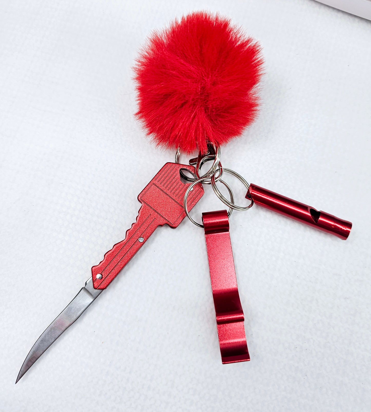 Mini-Pom Self-Defense Keychain Sets