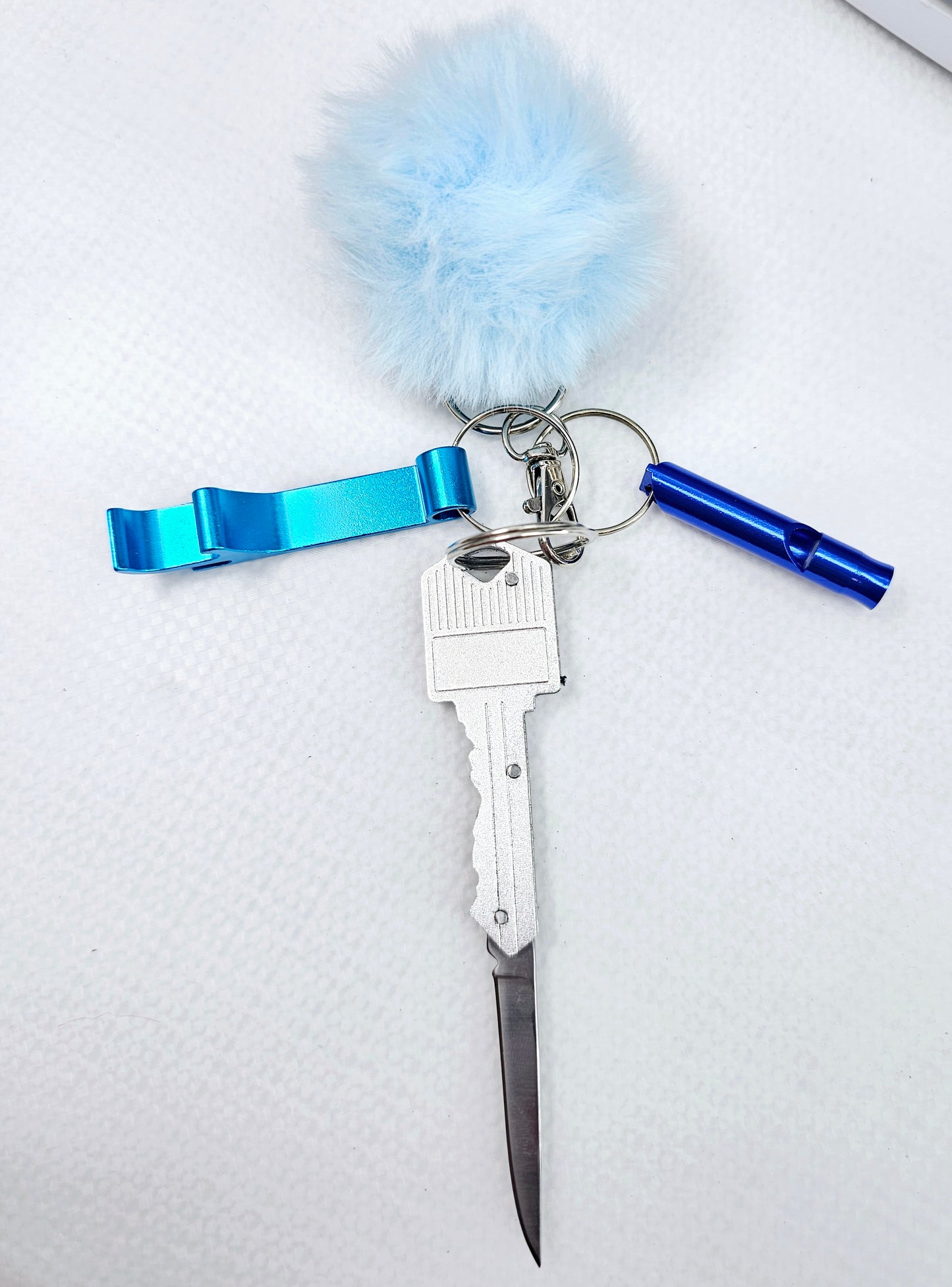 Mini-Pom Self-Defense Keychain Sets