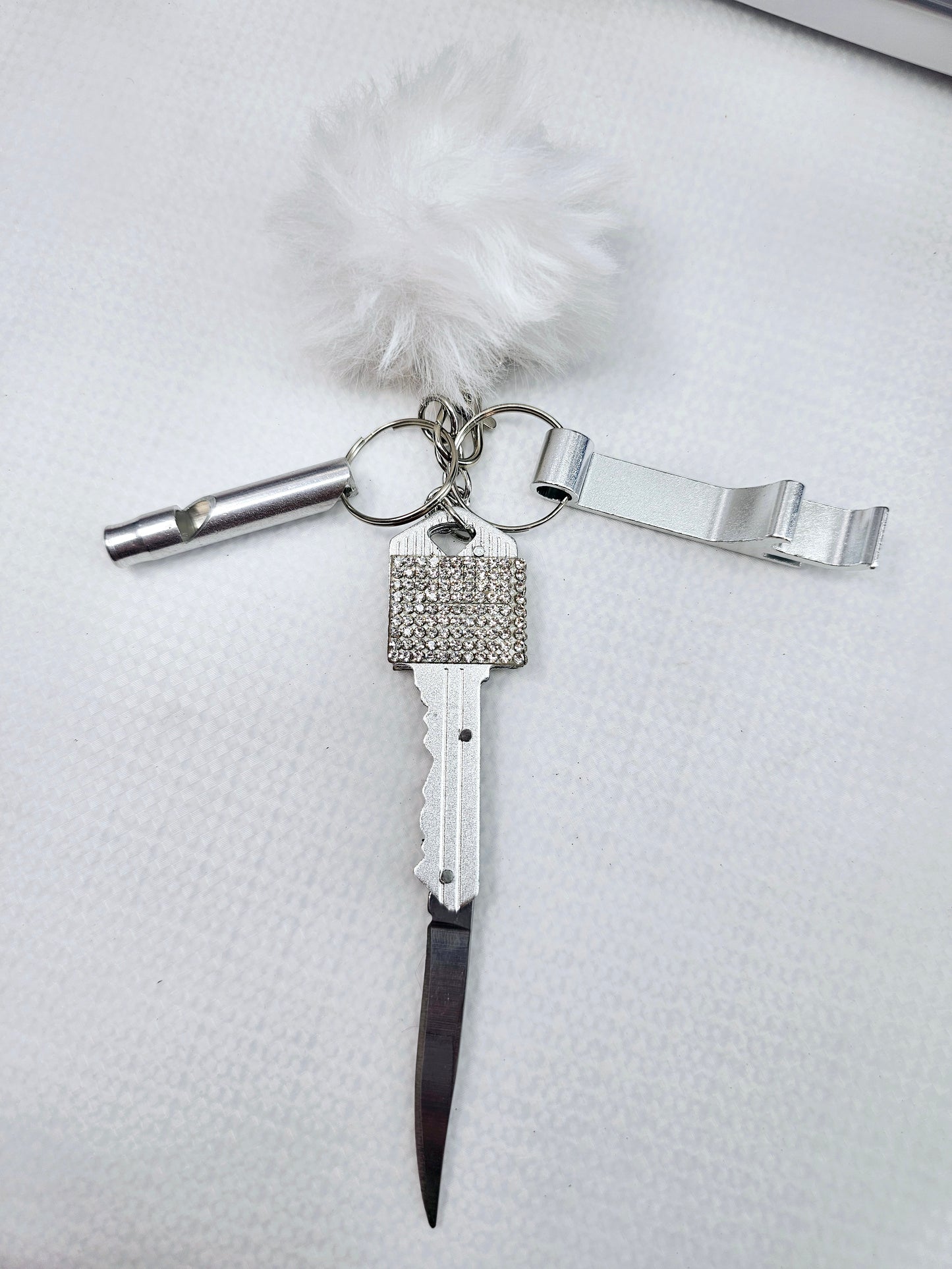 Mini-Pom Self-Defense Keychain Sets