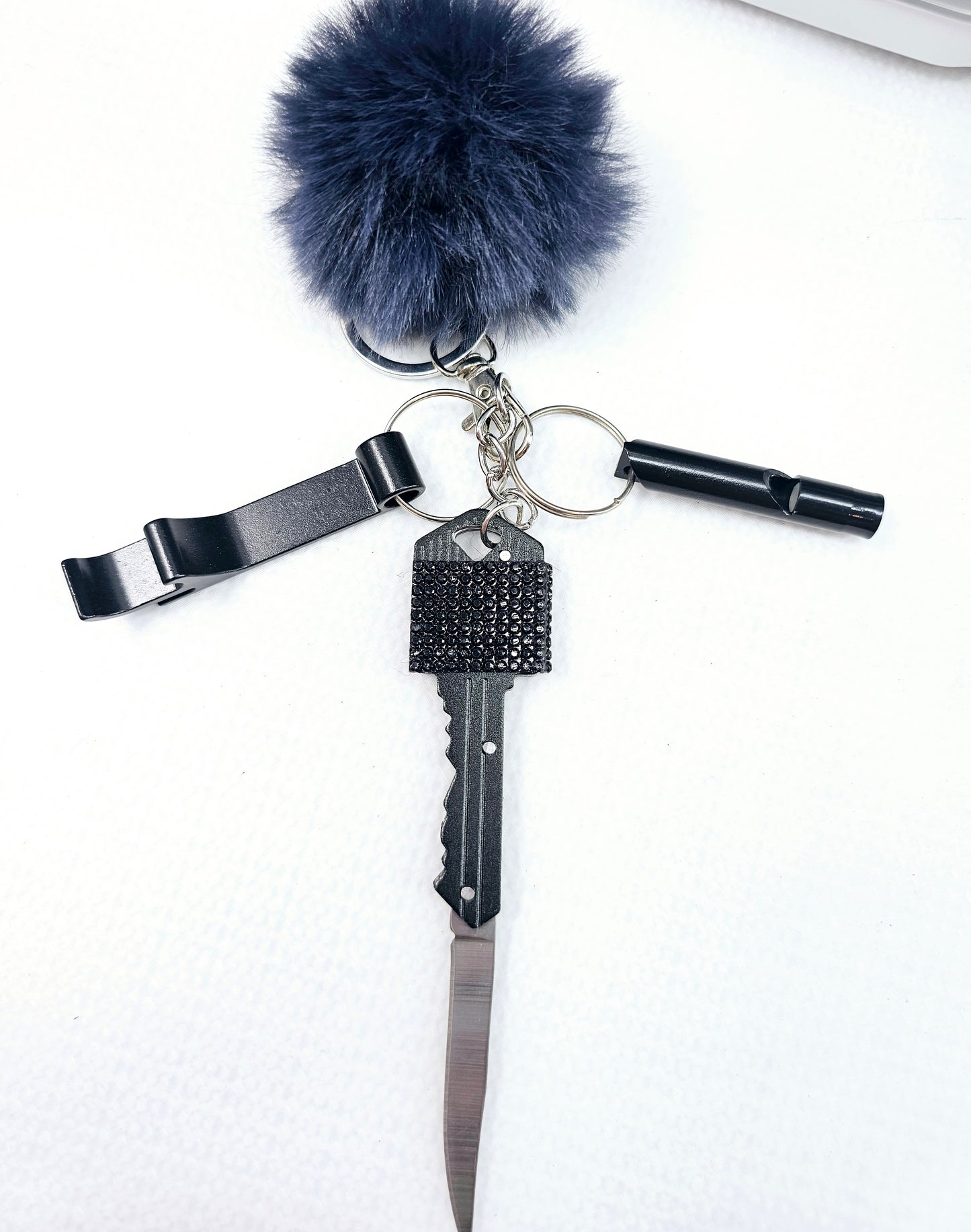 Mini-Pom Self-Defense Keychain Sets