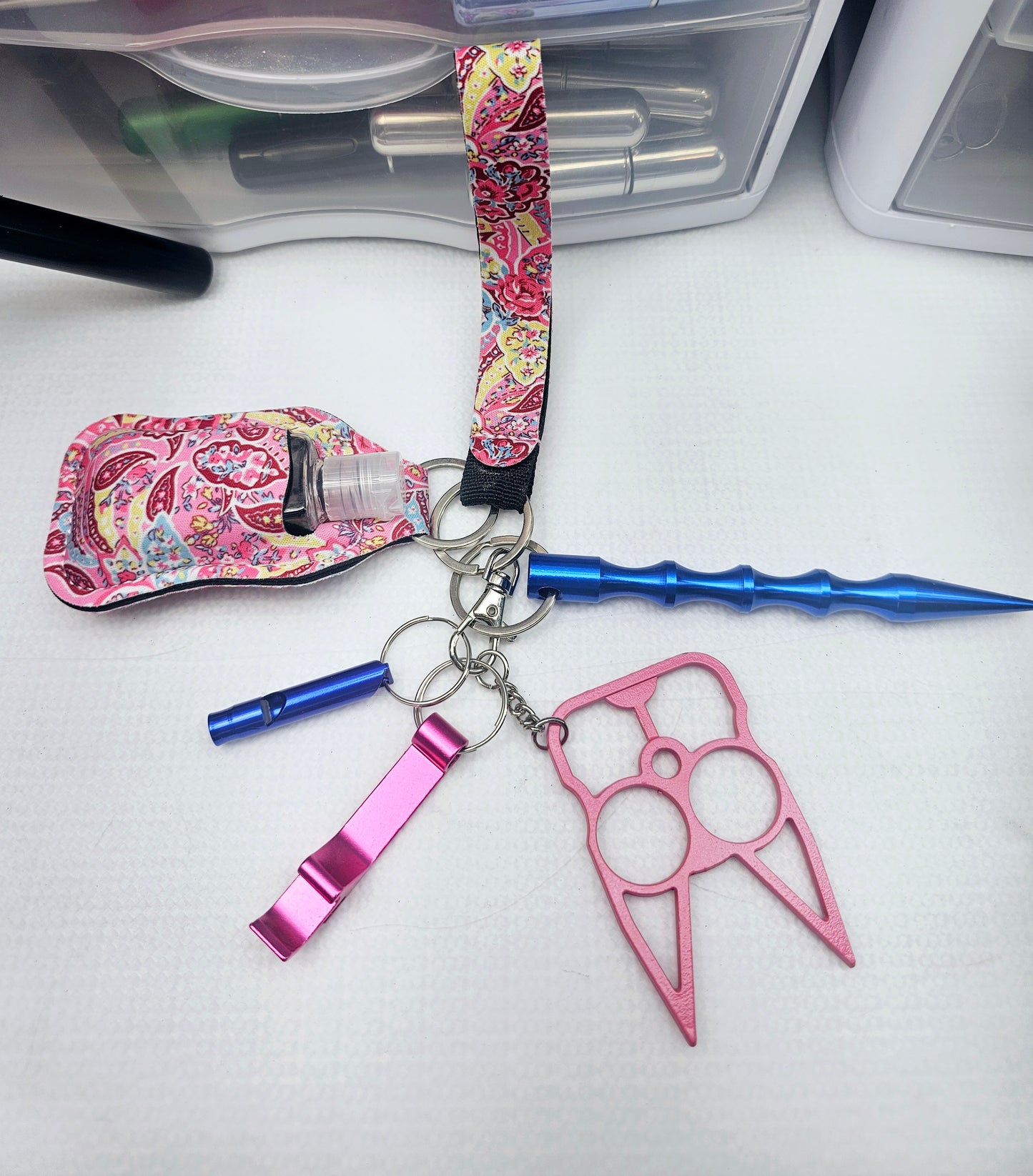 Lanyard Wristlet Keychain Sets