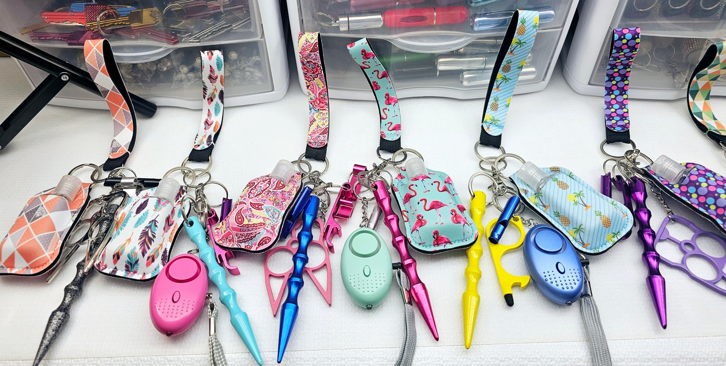 Lanyard Wristlet Keychain Sets