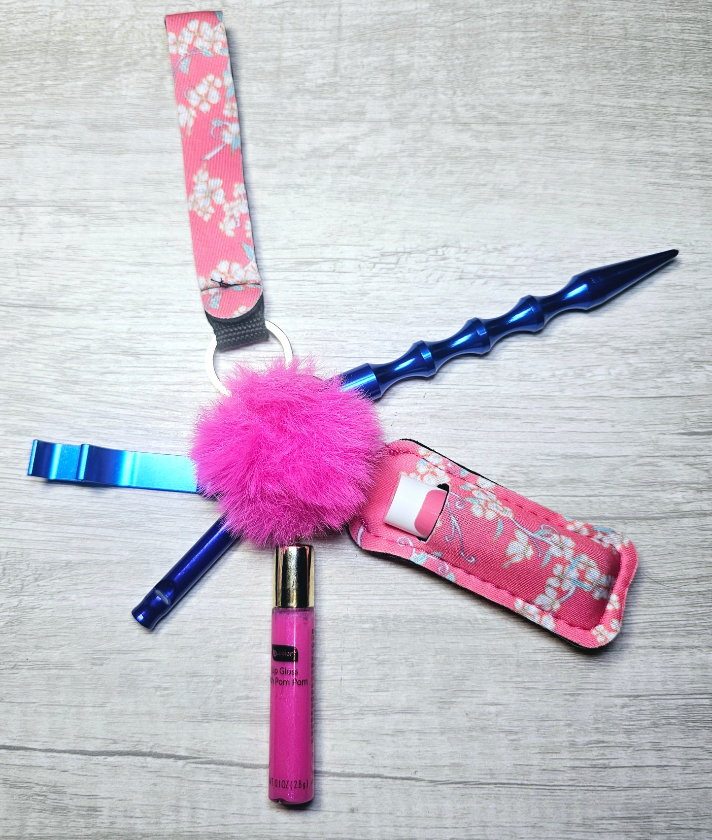 Hot Pink & Blue Spring
