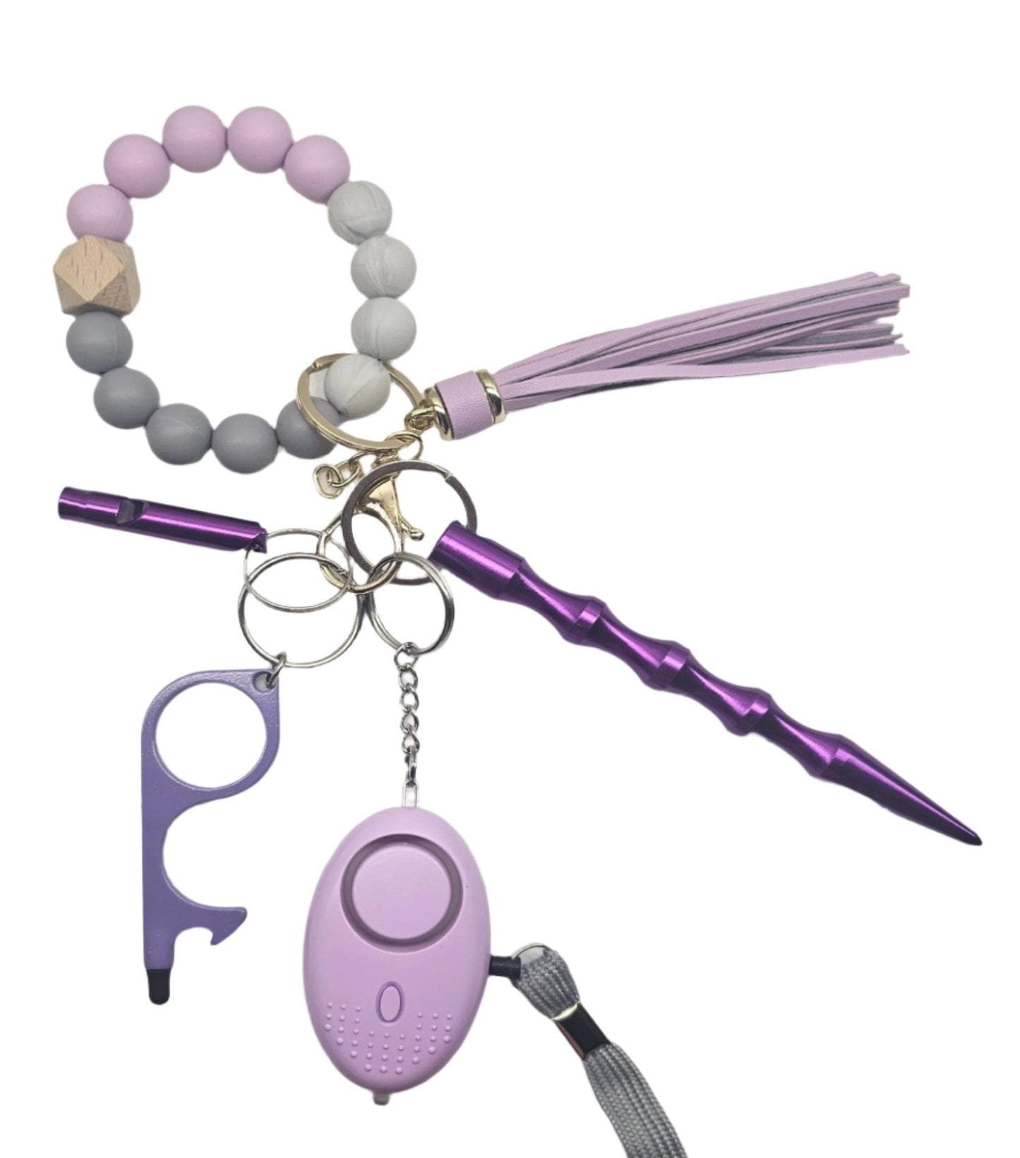 Daisy Chains Beaded Wristlet Keychain Sets