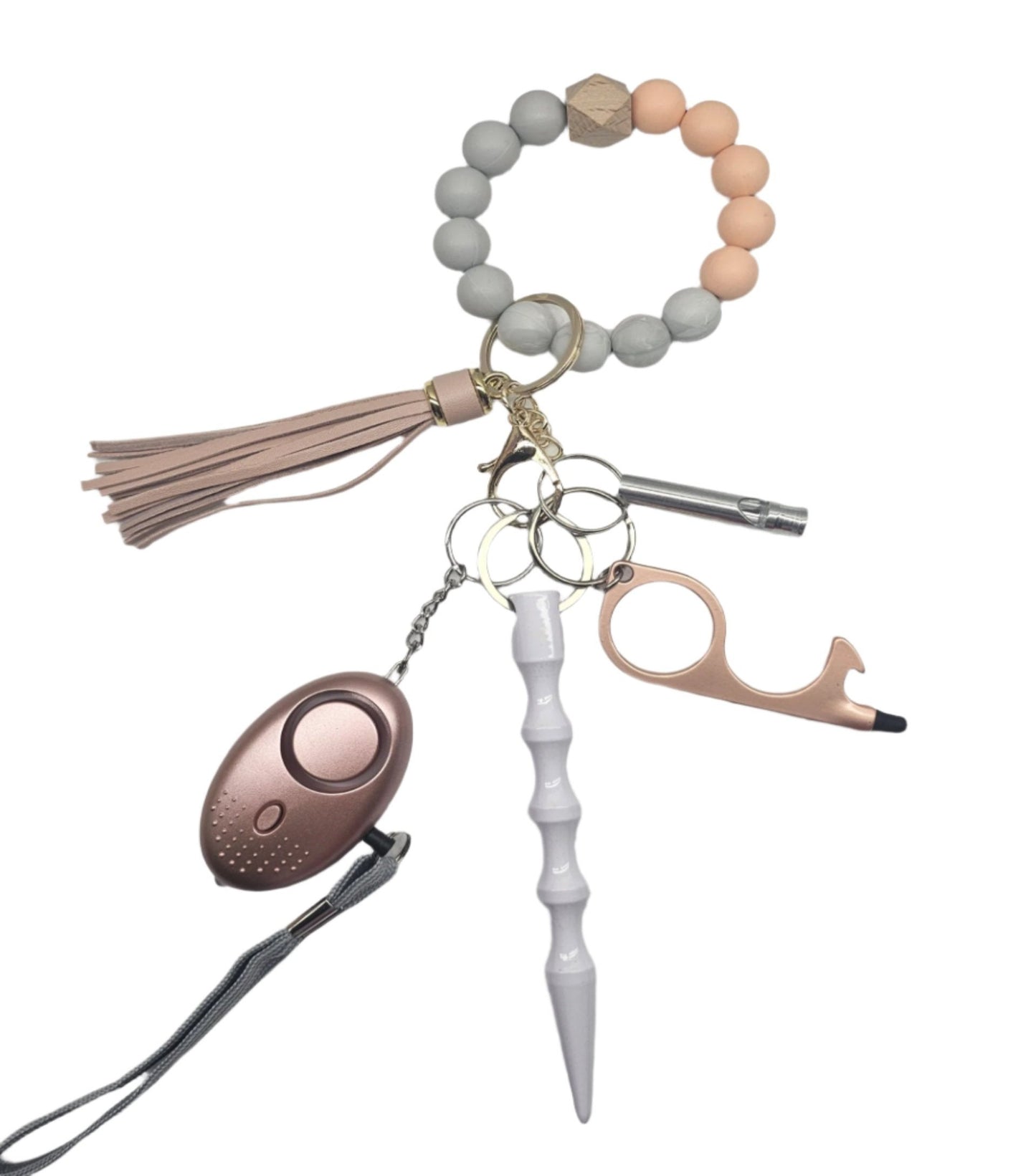 Daisy Chains Beaded Wristlet Keychain Sets