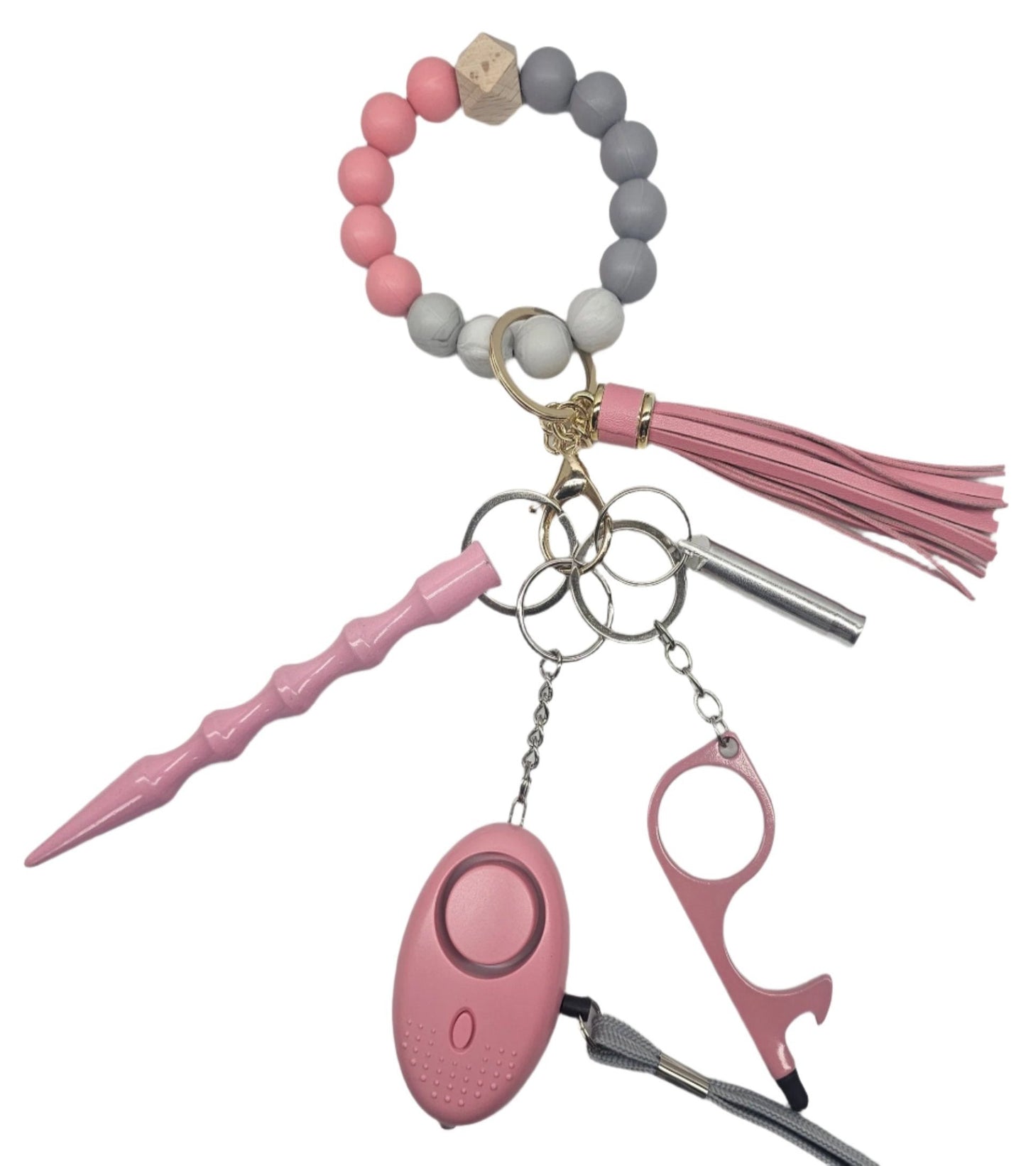Daisy Chains Beaded Wristlet Keychain Sets