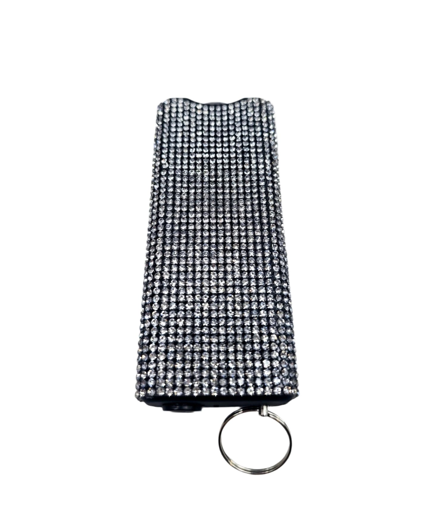 Silver | Rhinestone Taser | Flashlight
