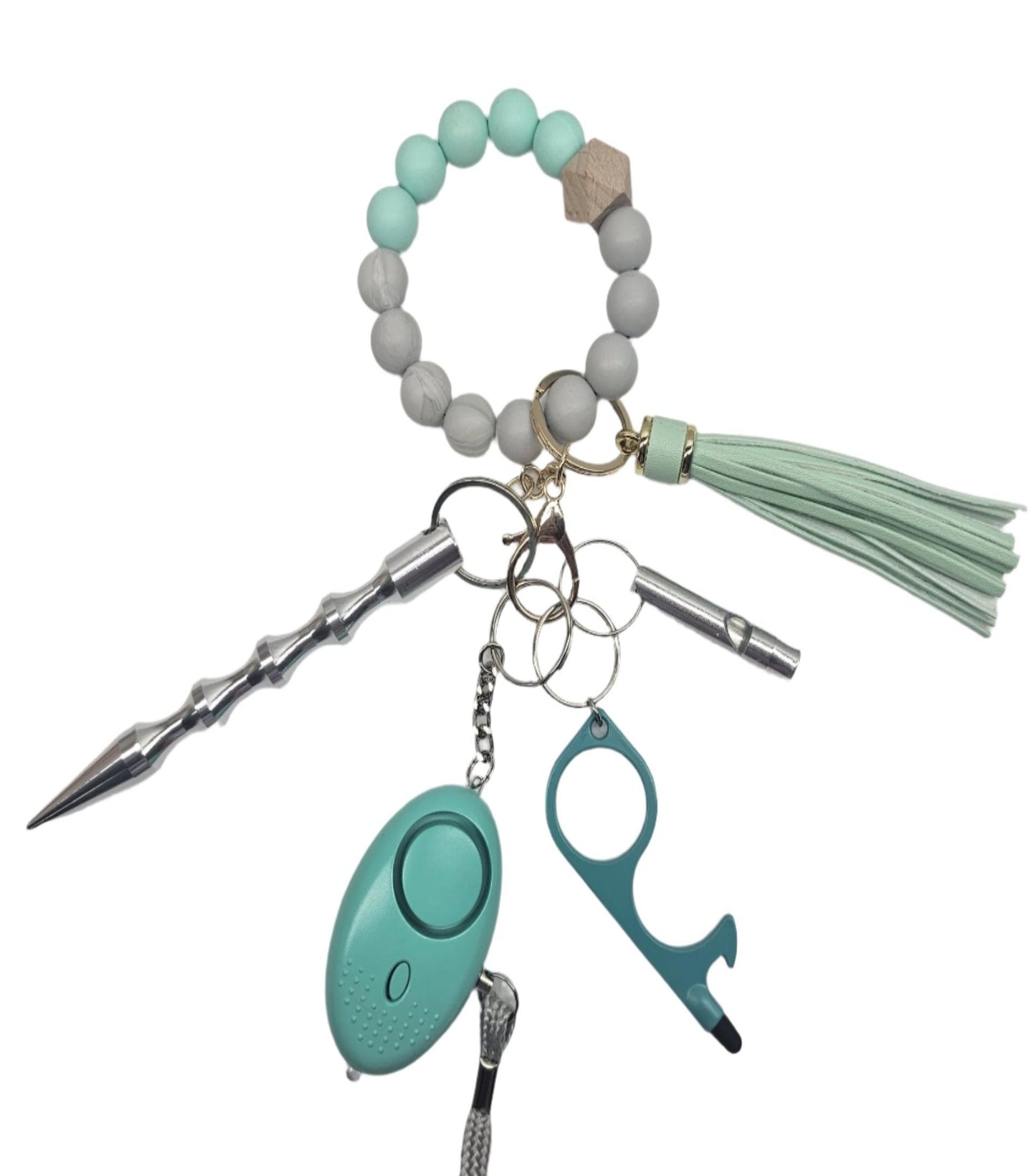 Daisy Chains Beaded Wristlet Keychain Sets