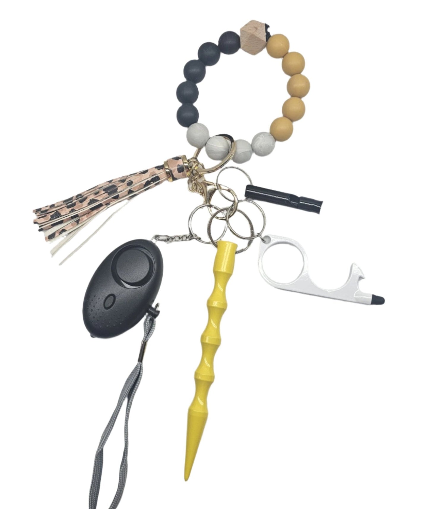 Daisy Chains Beaded Wristlet Keychain Sets