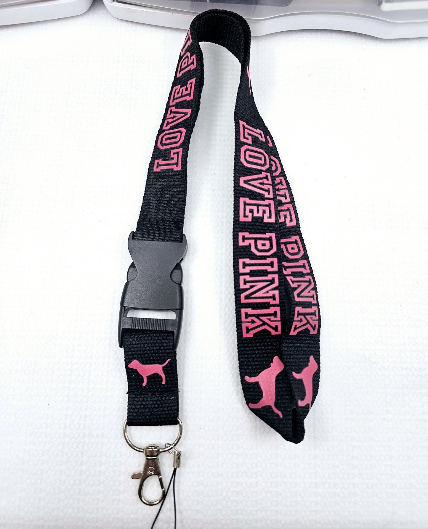 Love Pink Neck-Lanyards