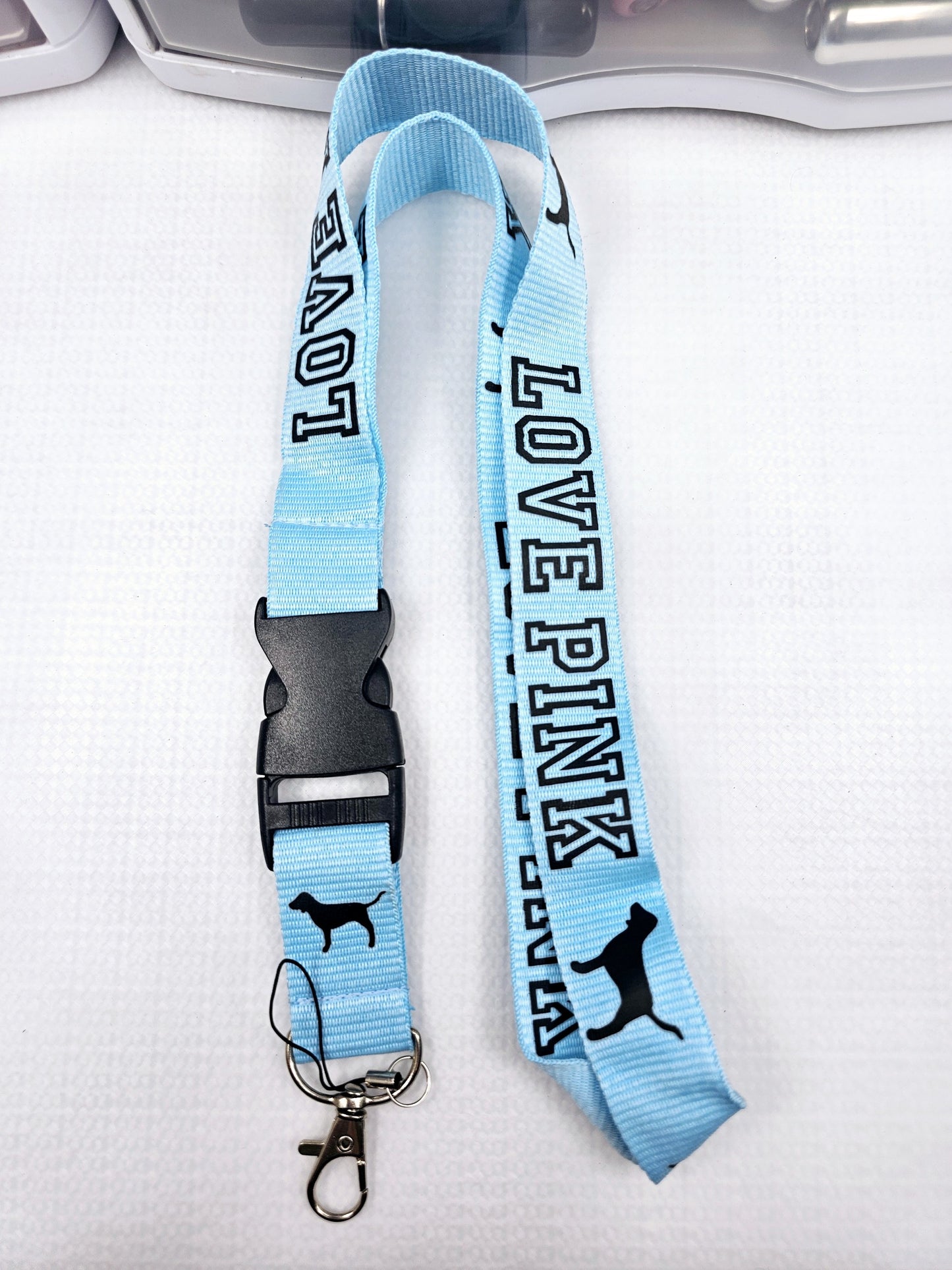Love Pink Neck-Lanyards
