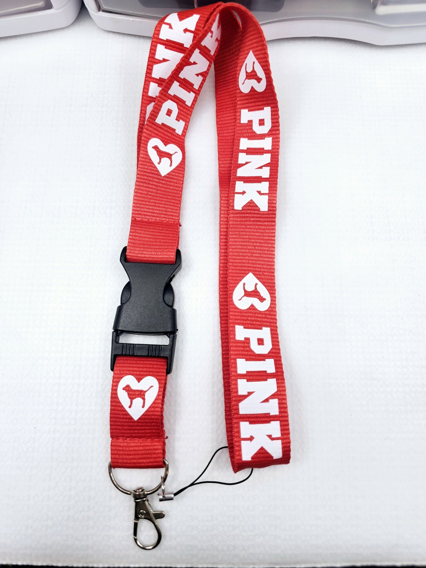 Love Pink Neck-Lanyards