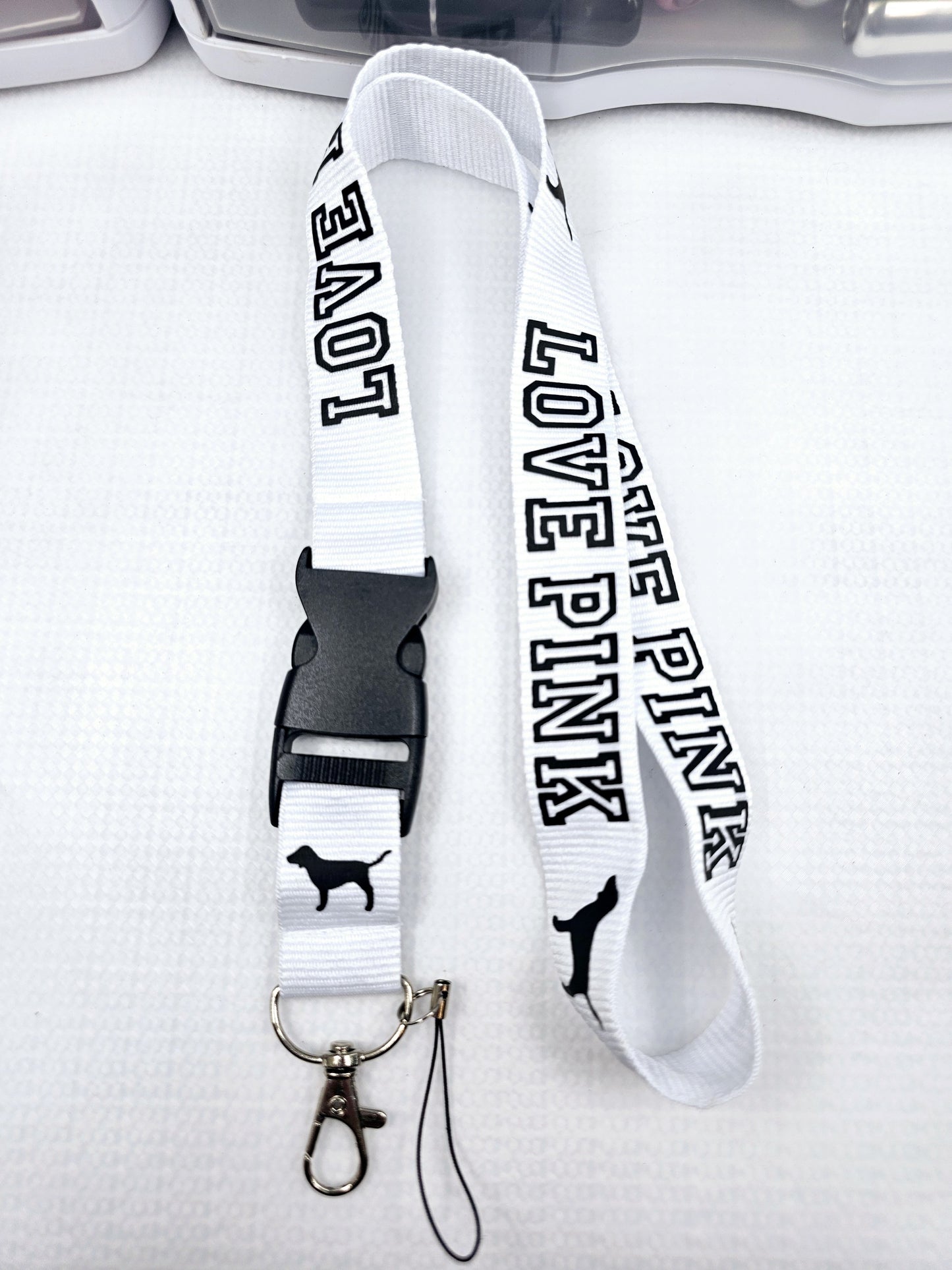 Love Pink Neck-Lanyards