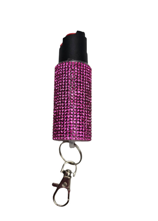 Hot Pink | Rhinestone Pepper Spray