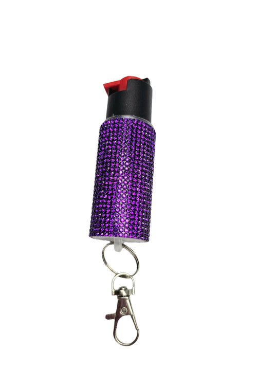 Dark Purple | Rhinestone Pepper Spray