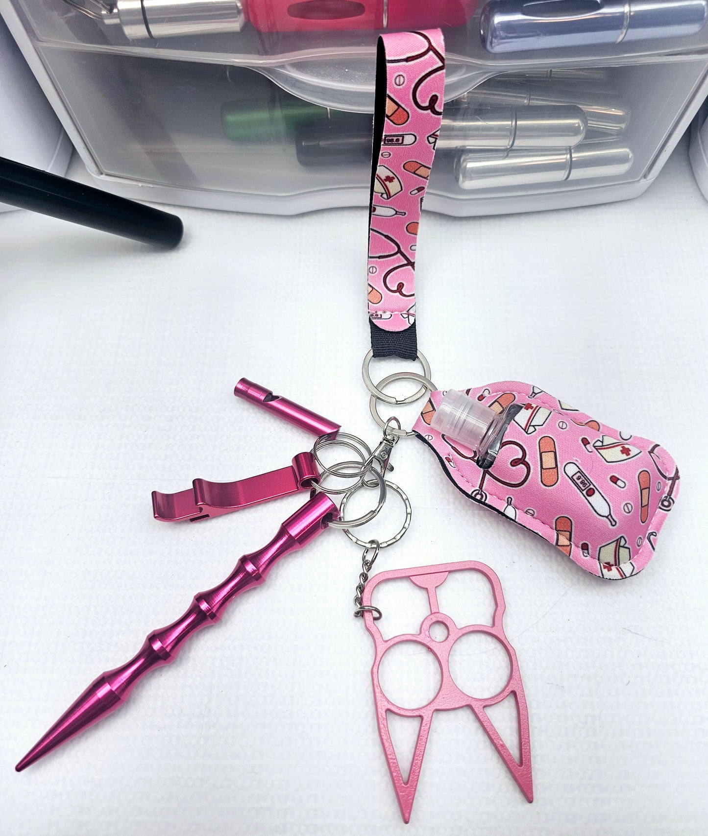 Lanyard Wristlet Keychain Sets