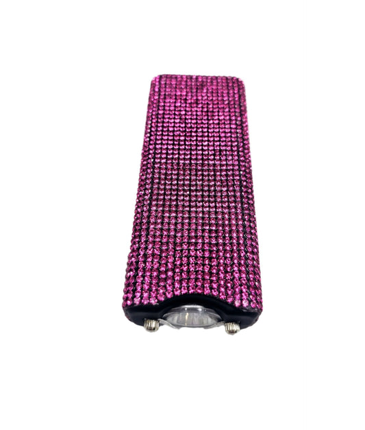 Hot Pink | Rhinestone Taser & Flashlight