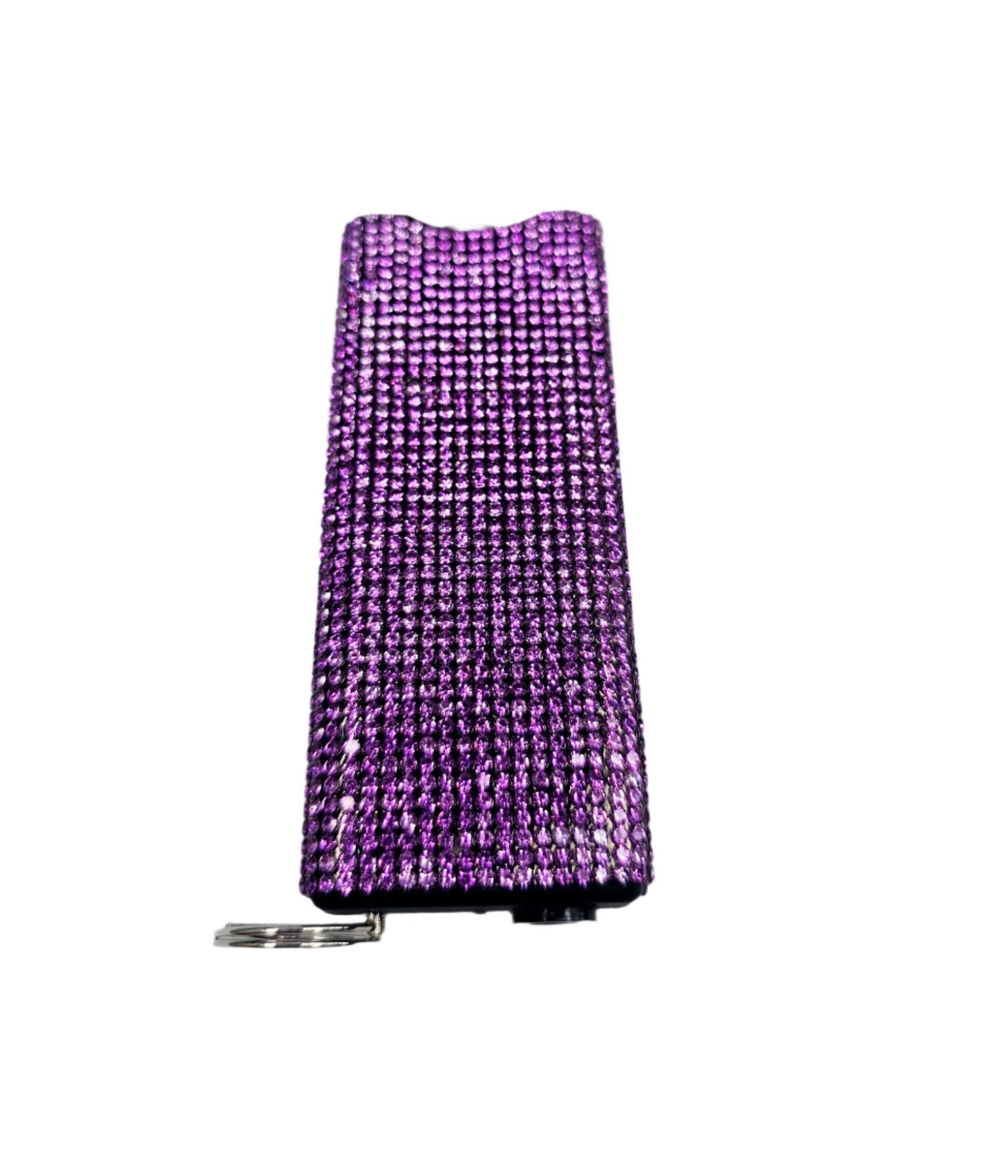 Purple | Rhinestone Taser | Flashlight