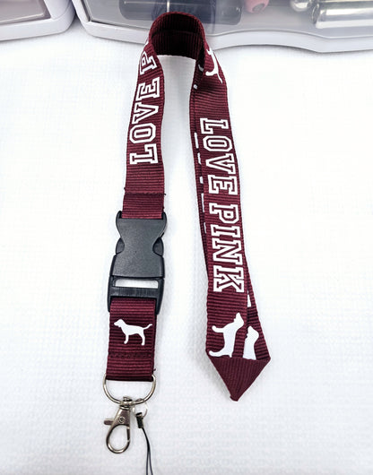 Love Pink Neck-Lanyards