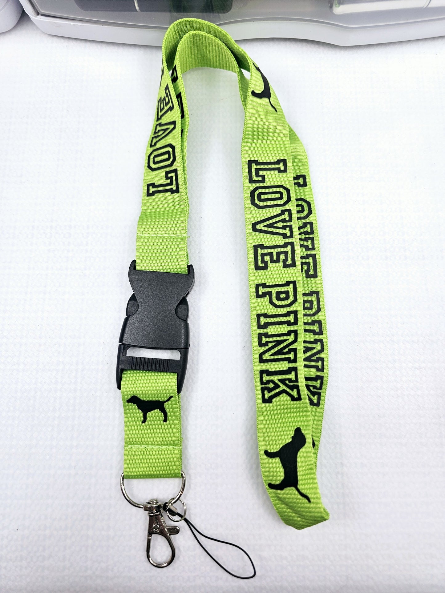 Love Pink Neck-Lanyards