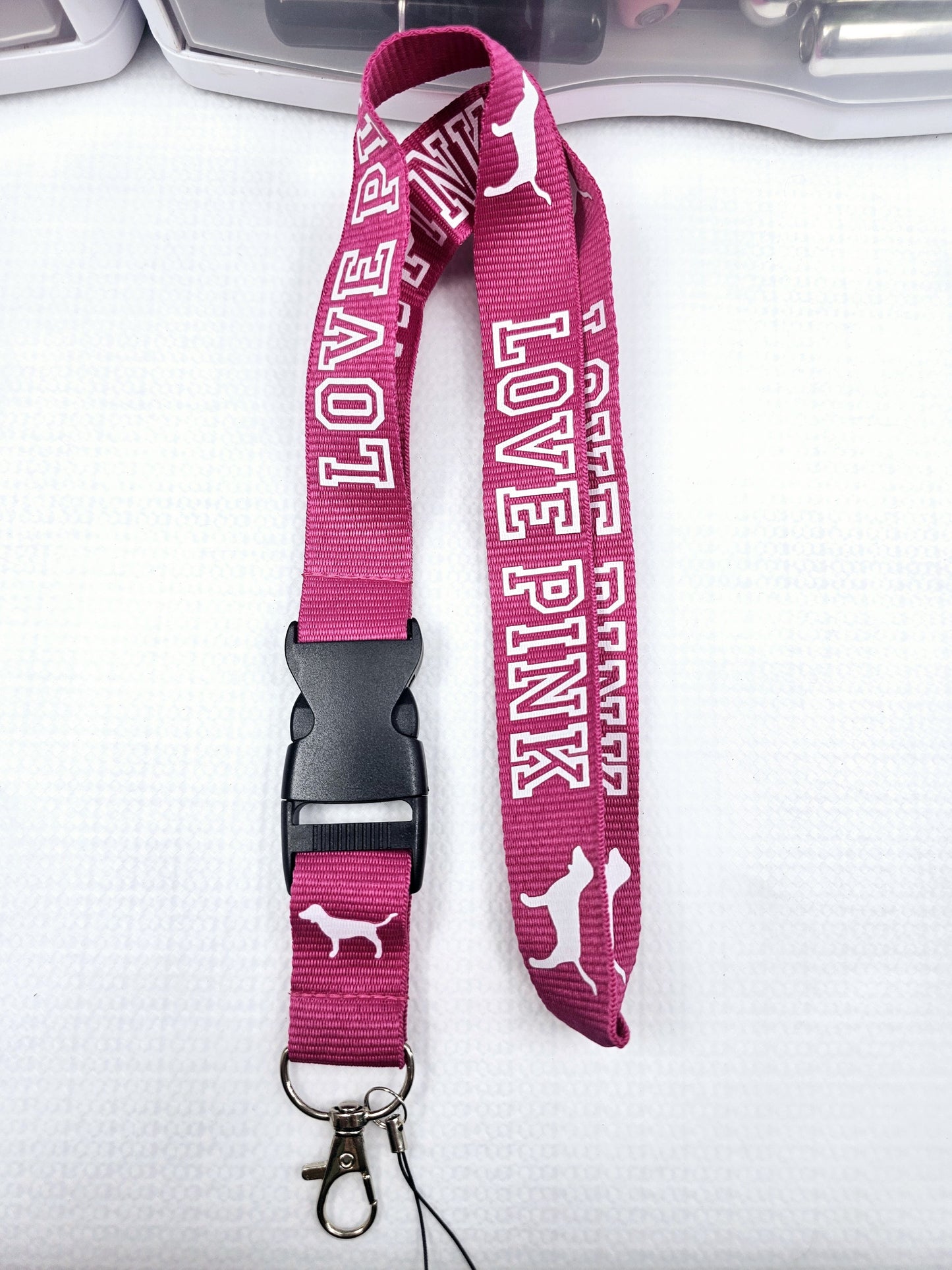 Love Pink Neck-Lanyards